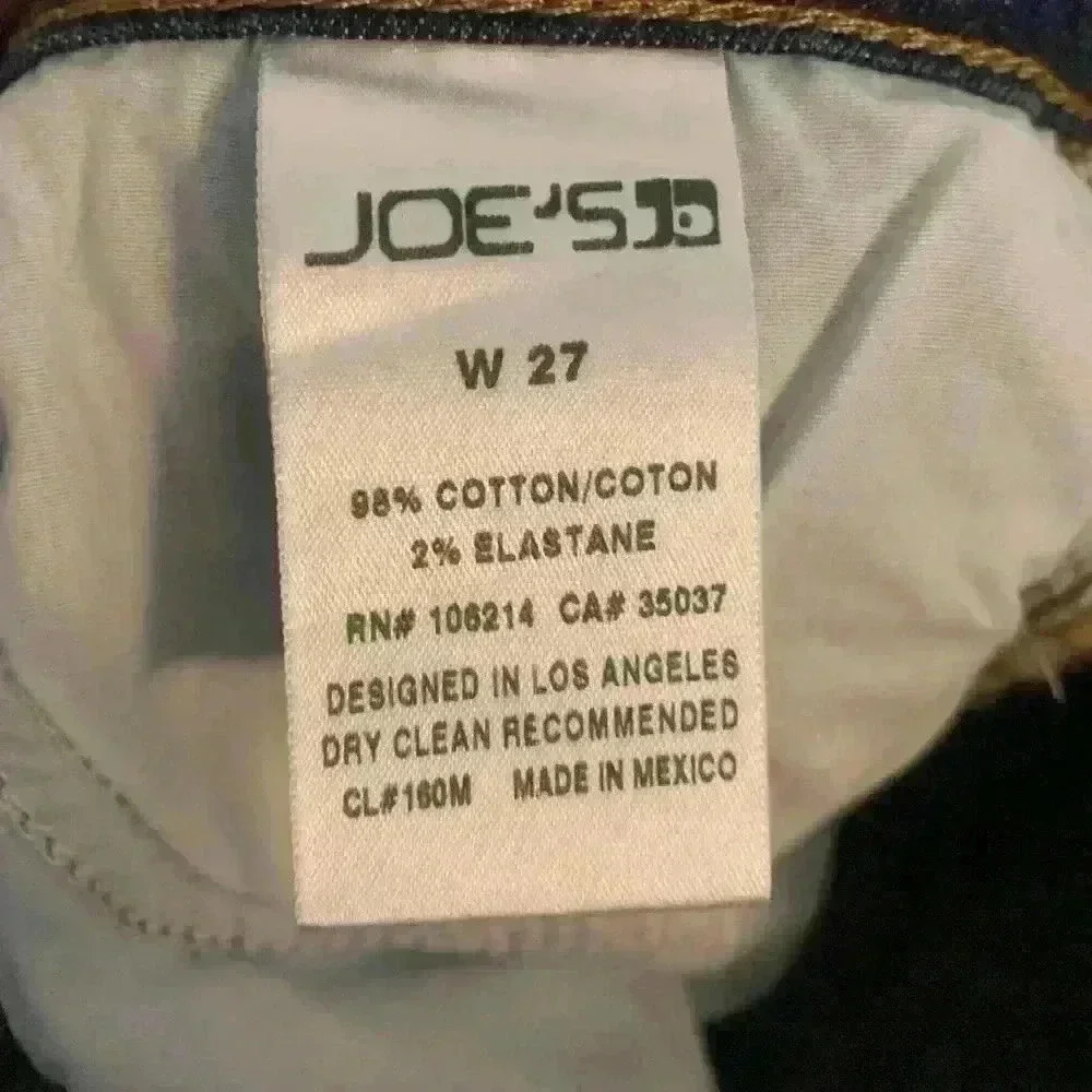 Joe’s Jeans, Straight Leg Denim Jeans, Sierra TZHSIE5665 Womens Size 27